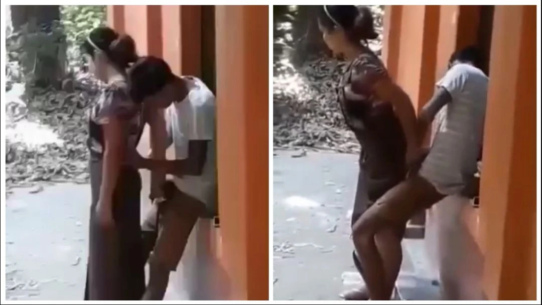 မြန်မာချောင်းရိုက် (၃) – Couple Standing Sex