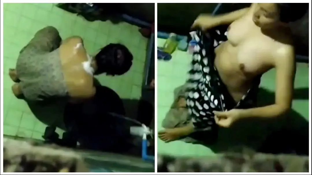 ရေချိုးချောင်းရိုက် (၆) – Myanmar Girl Shower In The Bathroom