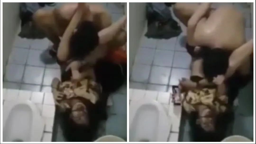 အိမ်သာထဲခိုးစားတဲ့အတွဲ – Couple Having Sex In The Toilet