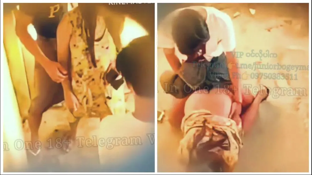 ဘဲနှစ်ပွေနဲ့ ကုန်းတဲ့စော် – Threesome Doggy Sex In An Old House