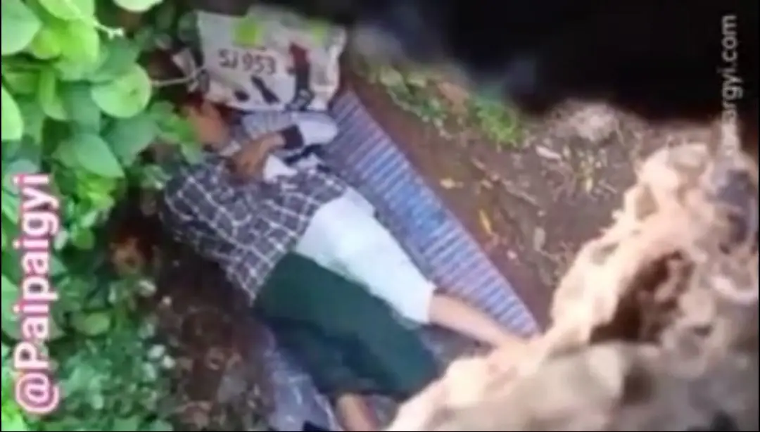 မြန်မာချောင်းရိုက် (၁၉) – Myanmar Couple Outdoor Sex