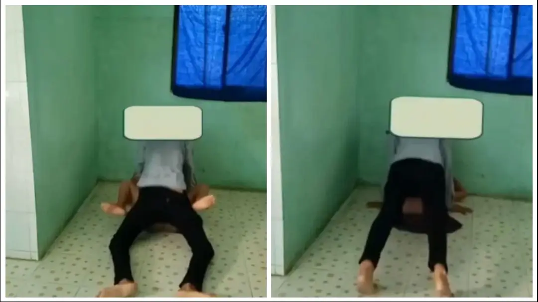 ဖြစ်သလို ကြမ်းပြင်မှာပဲတီးတာ – Couple Having Rough Sex On The Floor