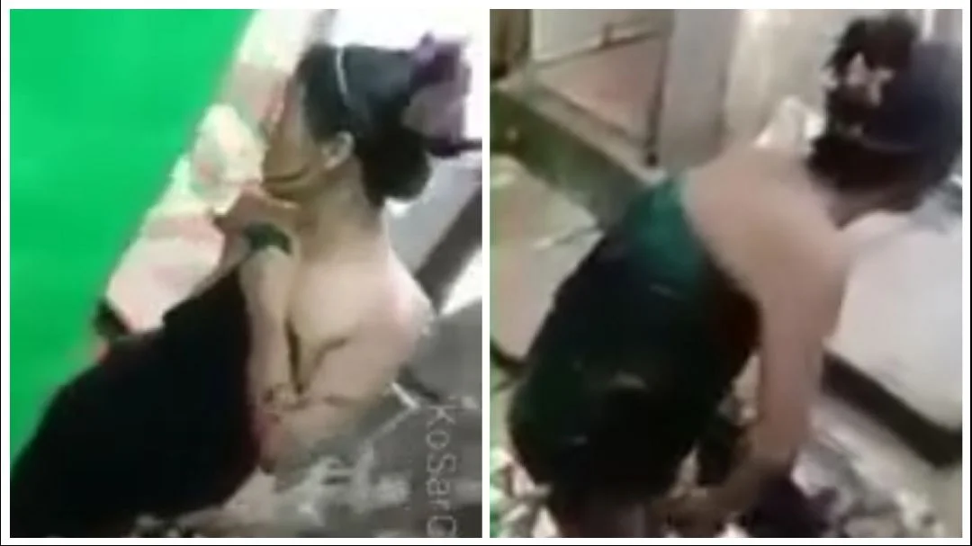 ရေချိုးချောင်းရိုက် (၁၇) – Student Girl Showering
