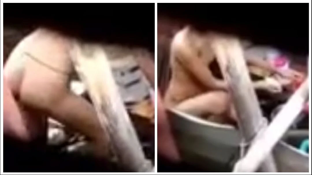 ရေချိုးချောင်းရိုက် (၁၈) – Myanmar Girl Nude Showering