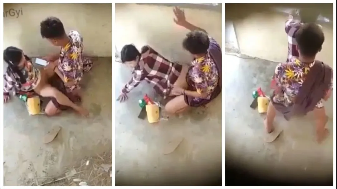 တိုက်ဟောင်းထဲ ခိုးစားတဲ့အတွဲ – Myanmar Couple Having Doggy Rough Sex In The Old House