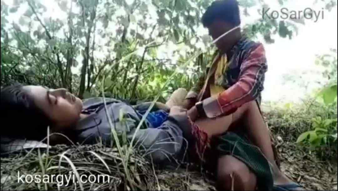 မောင် အထဲမှာမပြီးနဲ့နော် – Myanmar Teen Couple Outdoor Rough Sex In The Forest