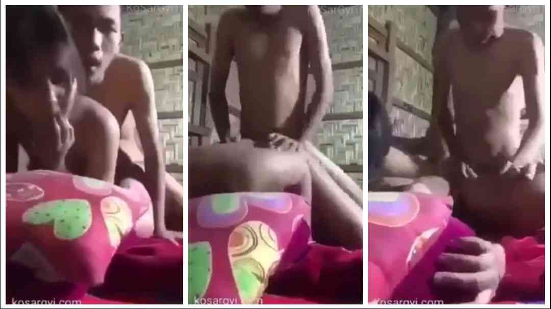 အမုန်းကြိတ်တဲ့ ဟုမ်းမိတ် (၃၉) – Myanmar Couple Having Homemade Rough Sex