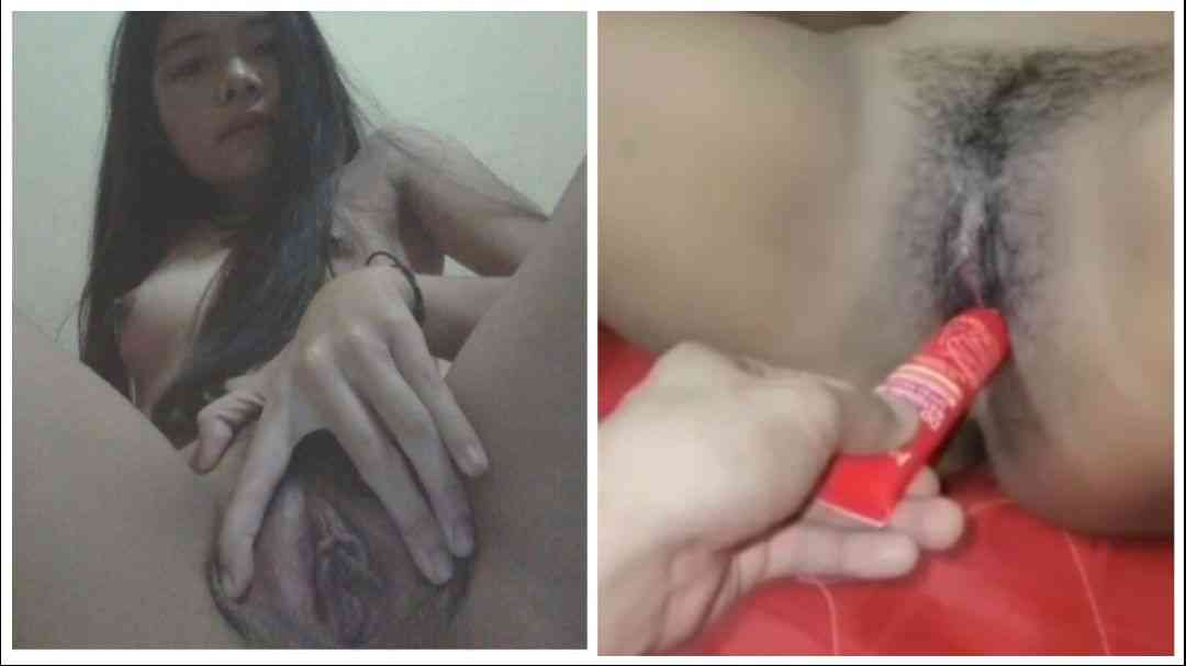 မျက်နှာသစ်ဆေးဗူးနဲ့ ကလိပေးတာ – Teen Girl Fucked With Facial Forms Bottle