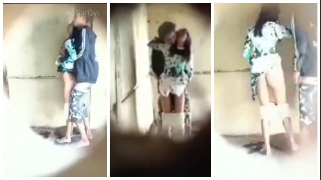 မြန်မာချောင်းရိုက် (၃၈) – Myanmar Couple Outdoor Standing Fucking