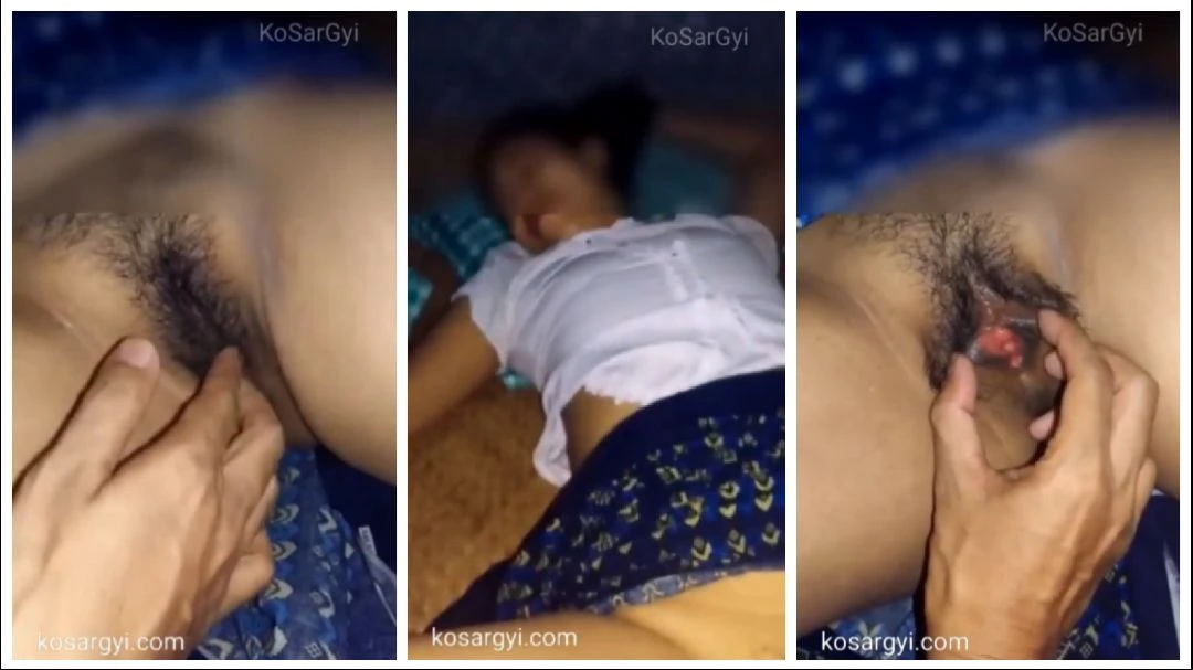 တစ်ရေးနိုး မိန်းမဖုတ်ဖုတ်ထကြည့် – Looking At A Wife’s Pussy