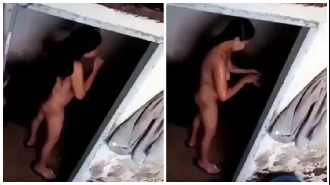 ရေချိုးချောင်းရိုက် (၃၅) – Woman Shower In The Bathroom