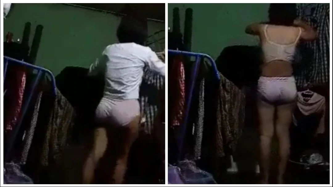 အဝတ်လဲနေတဲ့စော်လေး – Teen Girl Changing Clothes