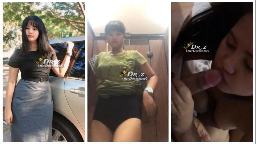 အမှုတ်ကောင်းတဲ့ အကိတ်မ May Thazin Hmue – Chubby Girl Gives Blowjob To BF