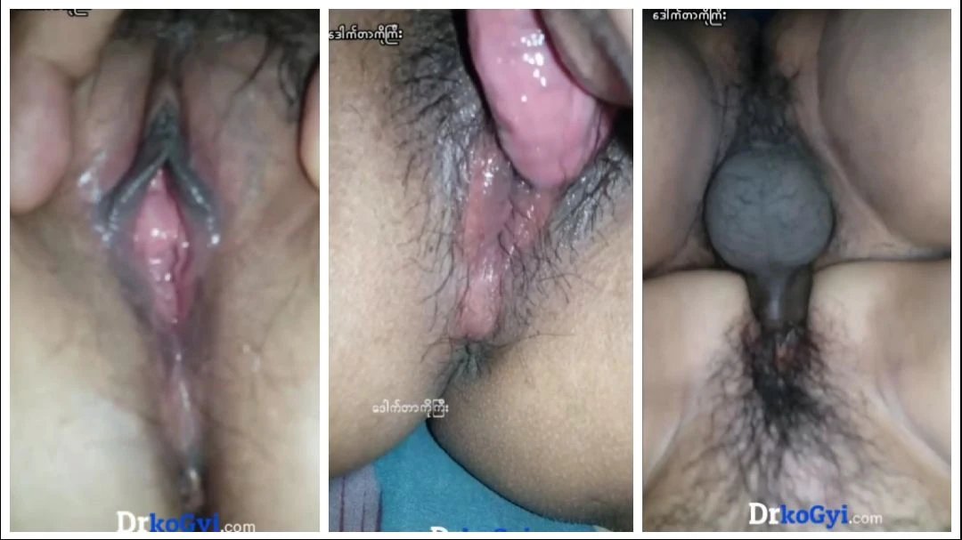 ခိုင့်ဟာလေးကလှလိုက်တာဆိုပြီး ဘာဂျာပေးပြီးရှယ်ဖုတ်တာ – Morning pussy licking and doggy creampie for hairy pussy. Real Amateur Homemade