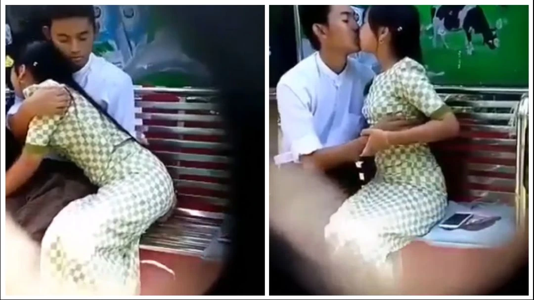ဘဲလေးက ဆင်ကြံကြံနေတာ – Myanmar Teen Couple Public Dating