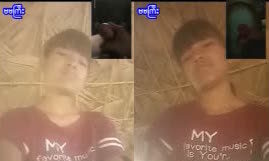 ဂွင်းထုပြတာကိုကြည့်ပြီး ဖီးတက်နေတာ